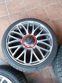Set 4 cerchi Abarth completi pneumatici all season