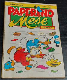 Paperino Mese n.69 Marzo 1986 Mondadori Disney