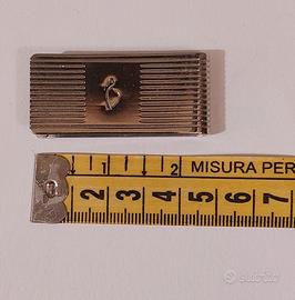 Fermasoldi Carpisa Argentato– Clip Elegante Uomo