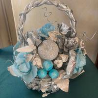 Cesto decorativo - Decorazione di Natale.
