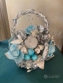 Cesto decorativo - Decorazione di Natale.