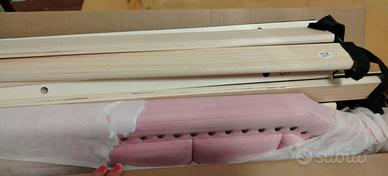 letto rosa 90x200