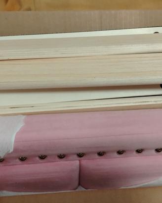 letto rosa 90x200