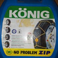 Catene da neve Konig Zip cerchi 13 14 15 pollici 