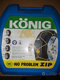 Catene da neve Konig Zip cerchi 13 14 15 pollici 