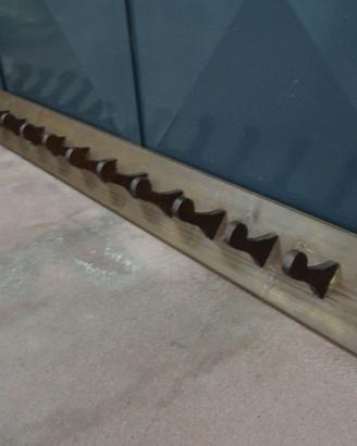 Attaccapanni in legno a 15 pioli 219cm x 19cm