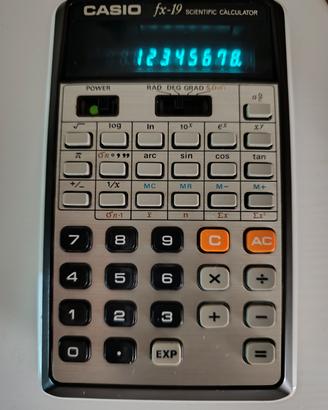 Calcolatrice scientifica vintage CASIO fx-19 