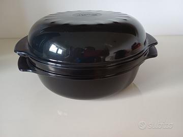 Pentola vaporiera per forno a microonde