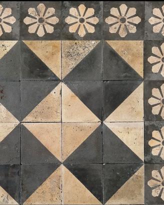Cementine d'epoca, lotto di 9,00 mq