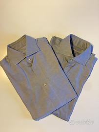 Camicie Xacus in oxford sabbia e grigio tg. 39