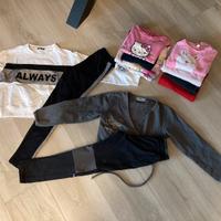 Set Abbigliamento autunno/inverno 7-8 anni bambina