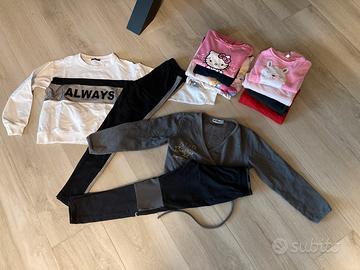 Set Abbigliamento autunno/inverno 7-8 anni bambina