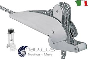 Musone di prua acciaio inox basculante 33cm