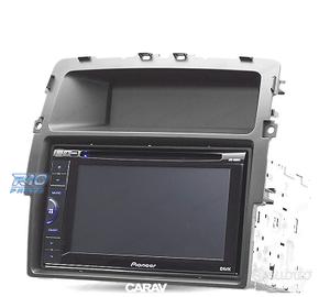 TELAIO NERO RADIO 2-DIN PER OPEL VIVARO NISSAN PRI