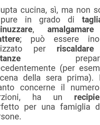 Robot cucina e impasta