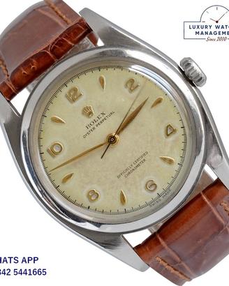 ROLEX Oyster Perpetual 6028 “Ovettone” Big Bubble