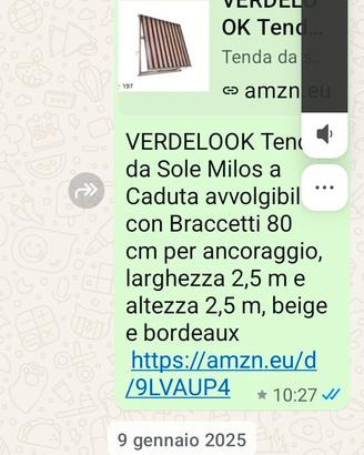 tenda da sole 