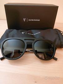 occhiali da sole neri Oliver Peoples