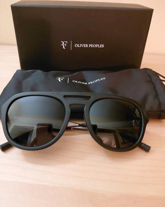 occhiali da sole neri Oliver Peoples