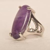 Anello in argento 925 con ametista