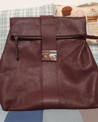 Zaino in pelle da donna