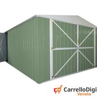 Box auto in Acciaio lamiera 360x514 verde scuro