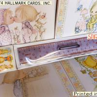 BETSEY CLARK Vintage 1980 4 Block Notes + Righello