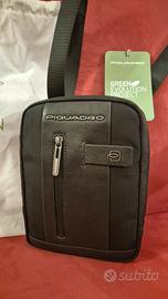 Piquadro Borsello uomo con tasca connequ. NUOVO  