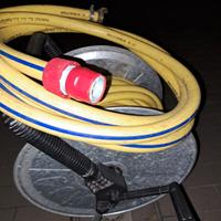 carrello avvolgitubo c/gomma