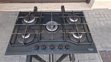 Piano cottura in vetro 5 fuochi Ariston 🚀🔥