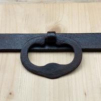 Catenaccio antico in ferro battuto a mano