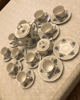 Servizio te’ e caffè Winterling Bavaria Rose Blu