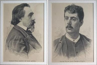 18 Stampe Antiche Ritratti 1889_II