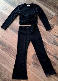 maglia e pantalone original marines nero e glitter