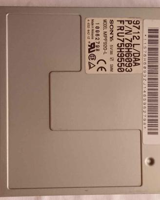LETTORE FLOPPY DISK SONY MPF920-L