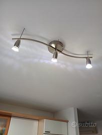 lampadario con faretti 