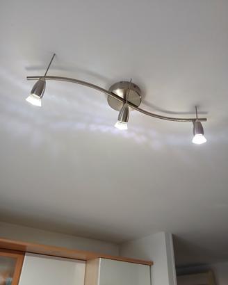 lampadario con faretti 