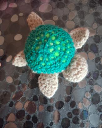 peluche fatto a mano tartaruga