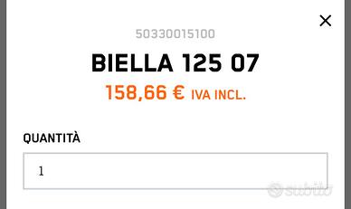 Biella ktm 125 NUOVA