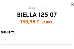 Biella ktm 125 NUOVA