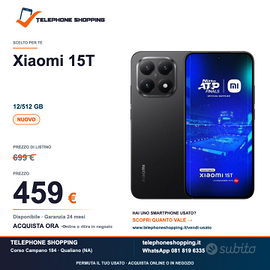 Xiaomi 15T 12/512 GB permutiamo usato