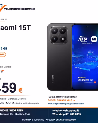 Xiaomi 15T 12/512 GB permutiamo usato