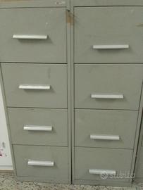 Cassettiera in metallo per archivio documenti