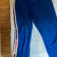 Gucci pantaloni blu a strisce
