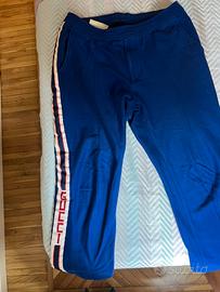 Gucci pantaloni blu a strisce