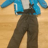 completo sci giacca e pantaloni 9/11 anni