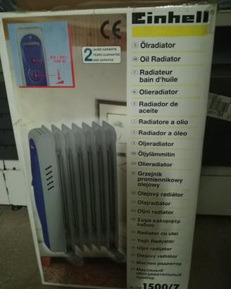 Radiatore a Olio EINHELL 1500W (7 Elementi)-NUOVO