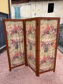 Paravento / Separé d'arredo a 3 ante in massello