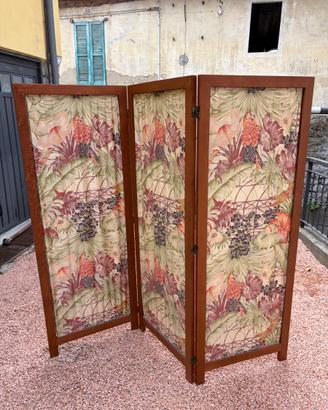 Paravento / Separé d'arredo a 3 ante in massello