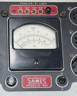 Provavalvole SAMES Microamperometro Bachelite